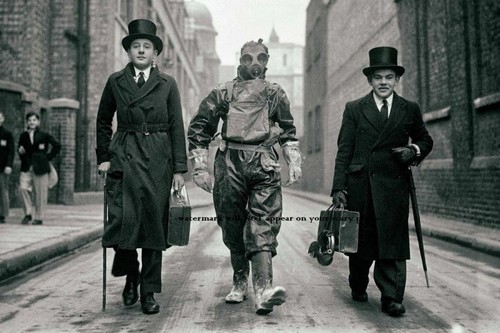 Vintage creepy kids gas - vintage,