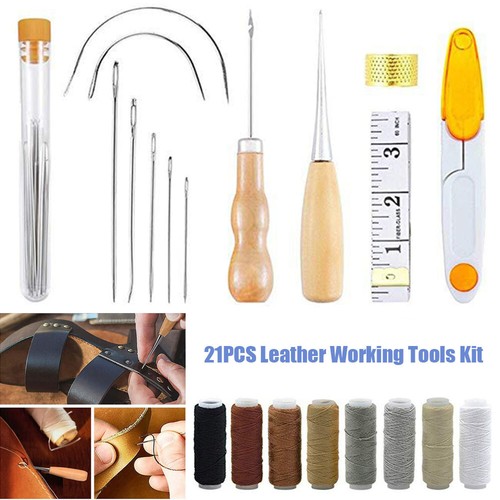 21pcs set diy leather craft - diy,