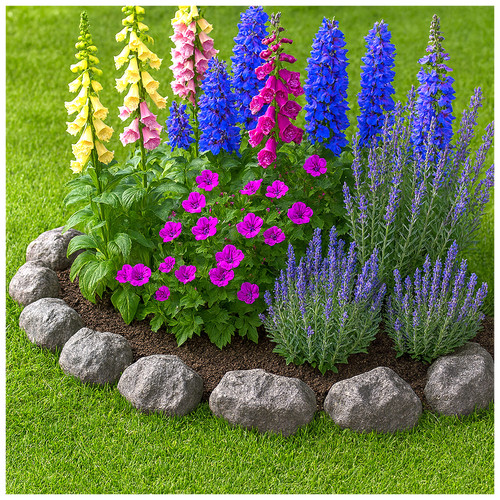 Piece stone effect garden - effect,