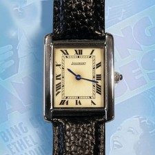 Tank Watch Men's Vintage 1930's deco style beautiful repro. of Celebs Favourite