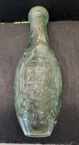 Vintage glass torpedo bottle - vintage,