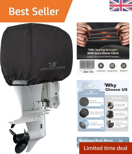 Weatherproof black motor cover - motor,