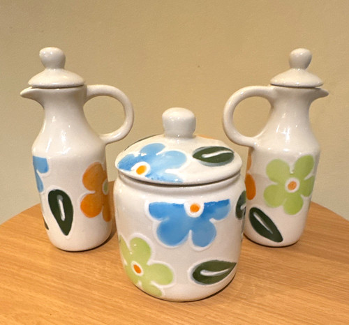 Vintage jersey pottery oil - vintage,
