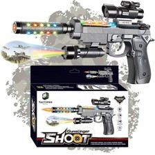 Toy Gun for kids great for Police Costume accessories, Army Soldier Military fan