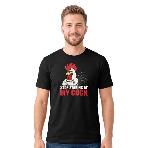 Funny chicken shirt stop - funny,