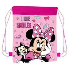 MINI MOUSE DRAWSTRING PULL STRING P.E GYM SCHOOL BAG SWIMMING SPORT BAG GIRL