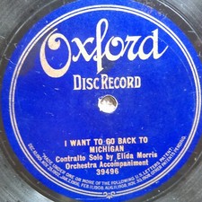 78 rpm Oxford 39496, Elida