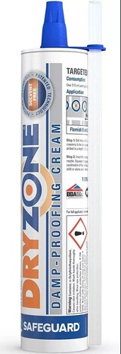 Dryzone damp proofing - damp, cream