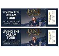 Jane McDonald Personalised Souvenir Concert Tickets Memorabilia