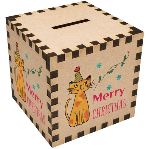 Merry christmas cat money - cat',