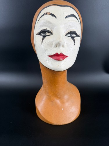 Vintage plastic mannequin - plastic, head