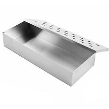 Stainless Steel BBQ Smoker Box for Wooden Chips Gas/ Charcoal Grilling Meat Tool