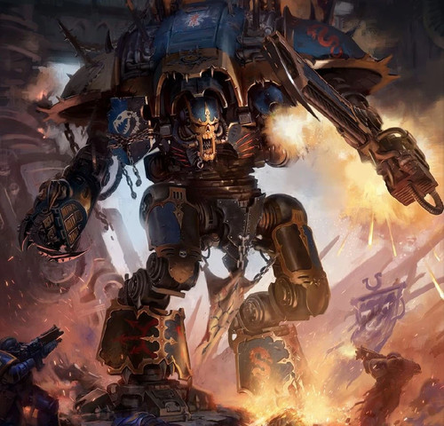 Warhammer 40k chaos knight - chaos,
