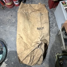 vintage military duffel bag or