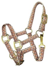 Showman Foal/Mini Southwest Print Nylon Halter