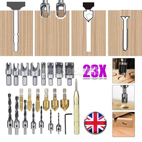 23x wood chamfer - chamfer, bits