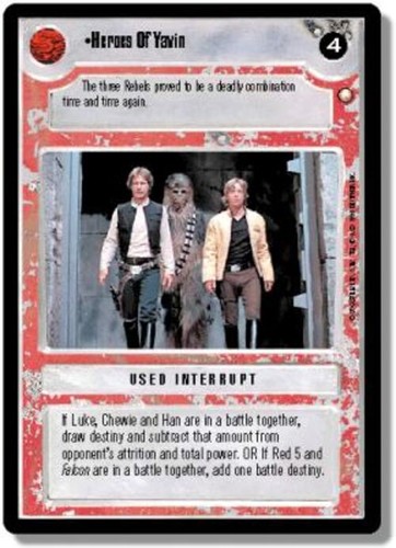 Heroes yavin star - star, ccg
