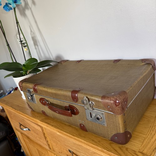 Vintage 1960s suitcase all - suitcase,