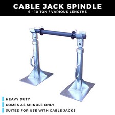 CABLE DRUM BARS / CABLE DRUM SPINDLE ** DOES NOT INCLUDE JACKS PICTURED **
