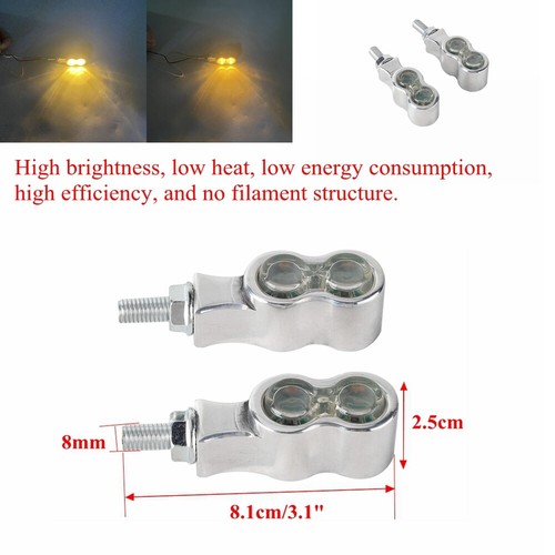 Pair 8mm bolt aluminum turn - pair,