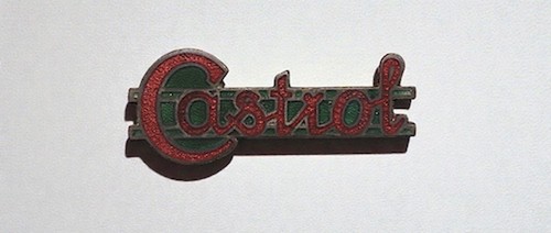United states old castrol pin - states,