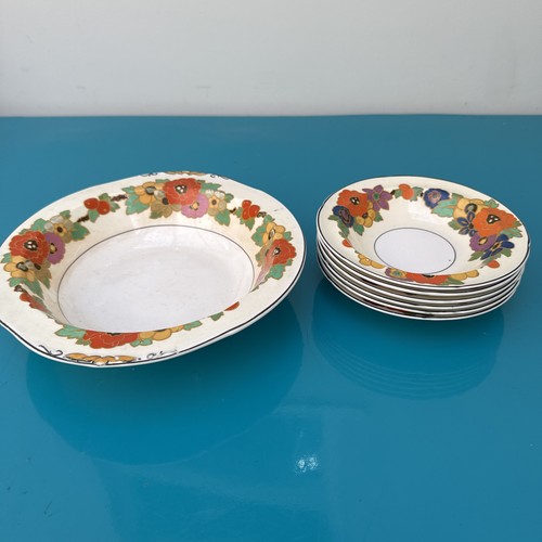 Art deco grindley - co, rimmed