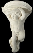 VINTAGE PUTTI PLASTER SCONCE -
