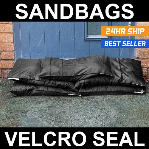 Sandbags for flood prevention - flood,