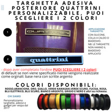 REAR TAG QUATTRINI VESPA