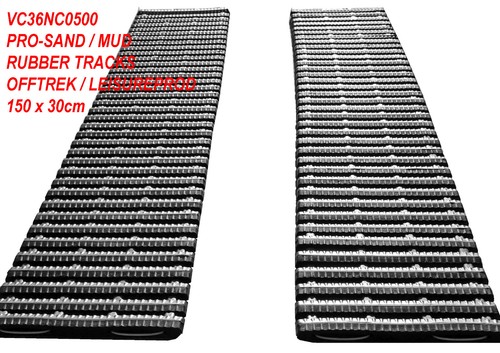 2pc rubber tracks - snow, mud