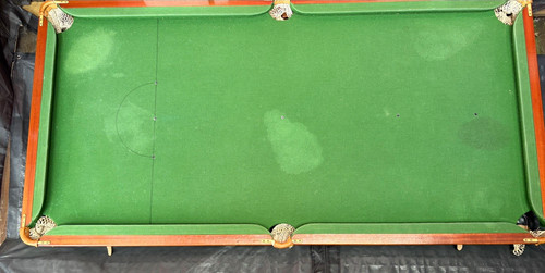 Slate bed snooker table - slate,