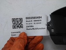 VAUXHALL ZAFIRA RADIO