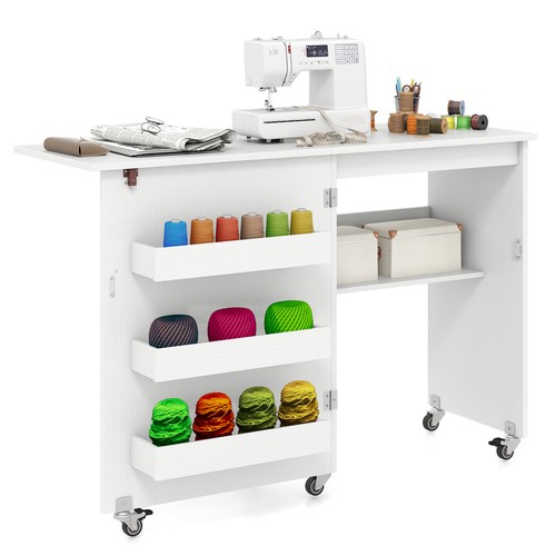 Folding sewing table with - sewing,