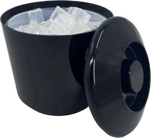 Ice bucket round with - round, lid