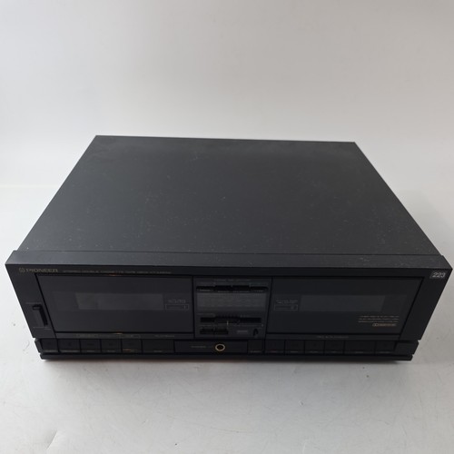 Pioneer double cassette - pioneer, deck