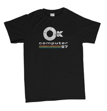 RADIOHEAD OK Computer Inspired T Shirt, Black or White