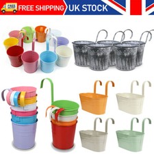 Iron Metal Flower Balcony Pots