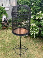 Wrought Iron Old Fashioned Vintage  Victorian Birdcage