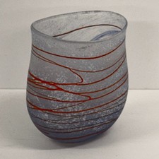 Vintage Studio Glass Vase  mid