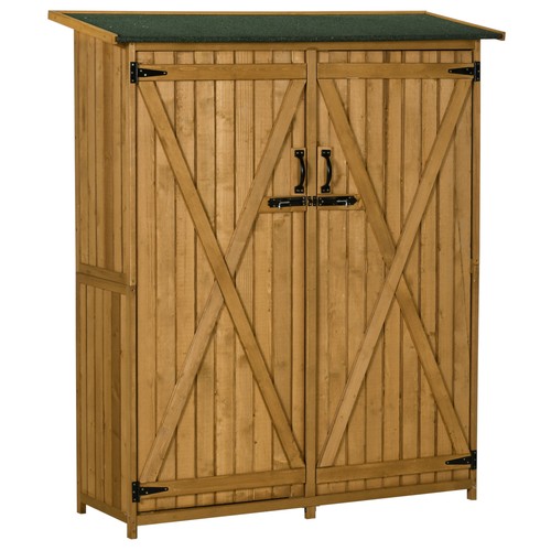 Outdoor storage cabinet wooden - outdoor,