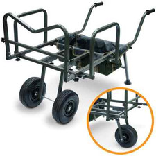 NGT Fishing Barrow Dynamic Carp Trolley System Adjustable + Storage Tackle Bag