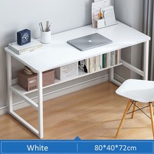Computer Desk Laptop PC Study Table Writing Home Office Desk Workstation Shelves