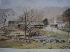 ALAN INGHAM 'LAKELAND FARMSTEAD' LIMITED EDITION PRINT.  SALE 