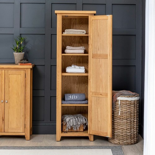 Storage cupboard cheshire oak - cupboard,