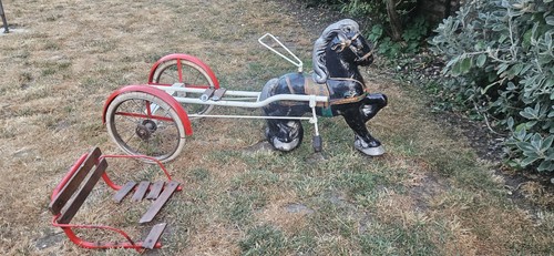 1950s vintage horse cart - vintage,