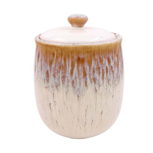 Stoneware kitchen canister - stoneware,