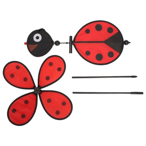 Bee ladybug windmill - windmill, whirligig