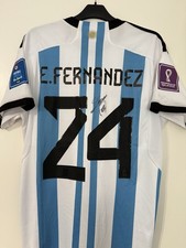 Enzo Fernandez Hand Signed