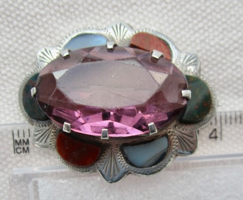 Vintage scottish agates set - scottish, in