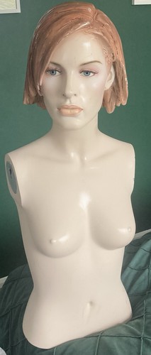 Vintage female mannequin head - female, mannequin,head
